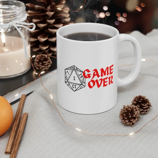 Game Over (Critical Fail) | D&D Mug